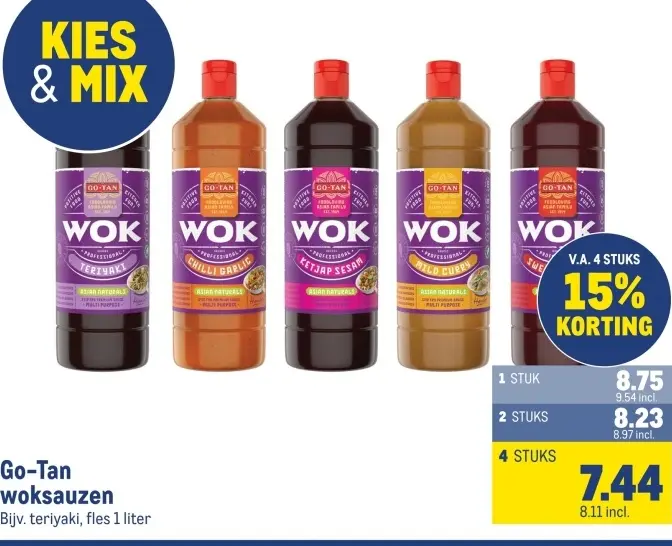 Aanbieding: Woksauzen