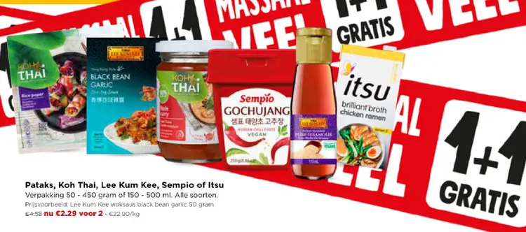 Promotie: Pataks, Koh Thai, Lee Kum Kee, Sempio of Itsu