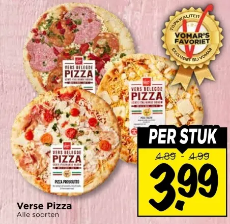 Aanbieding: Verse Pizza