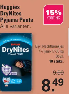 Aanbieding: DryNites Pyjama Pants