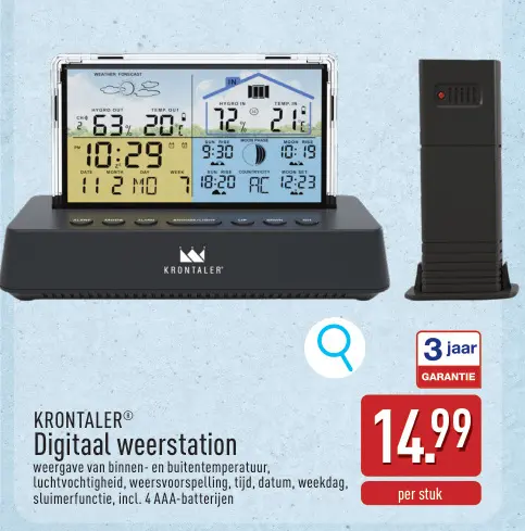 Promotie: Digitaal weerstation