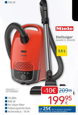 Aanbieding: Stofzuiger GUARD S1 JUNIOR
