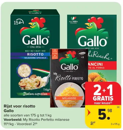 Promotie: Rijst voor risotto
