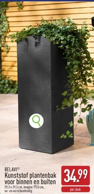 Promotie: Kunststof plantenbak