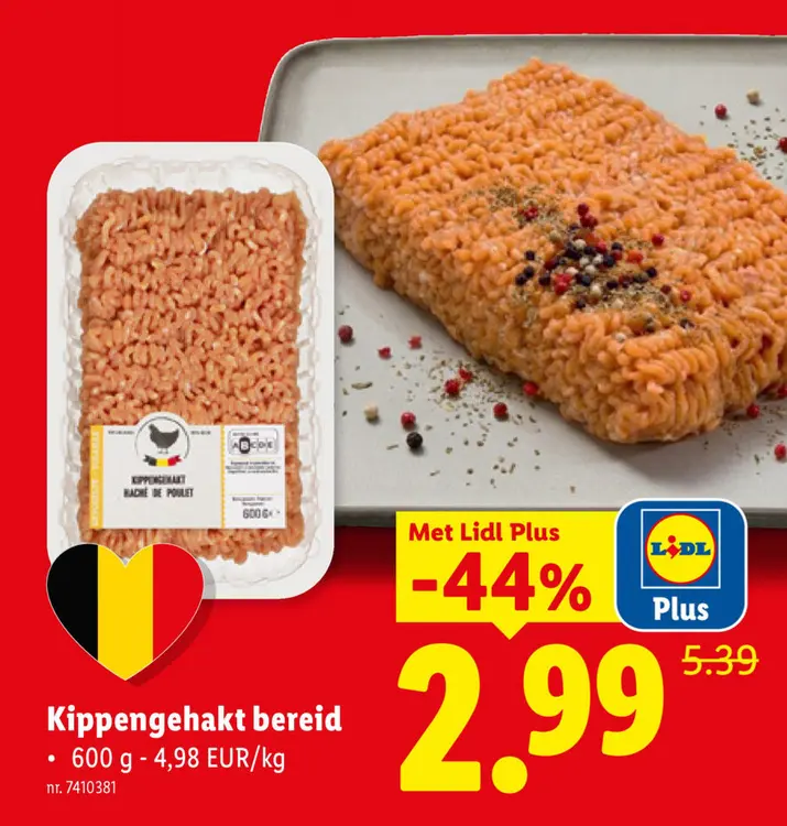 Promotie: Kippengehakt bereid