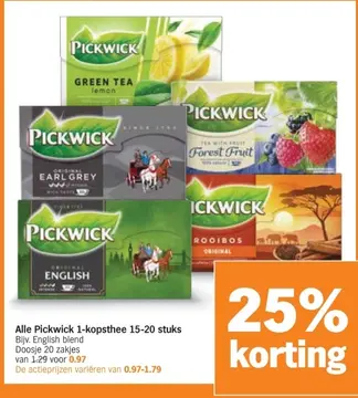 Aanbieding: Alle Pickwick 1-kopsthee