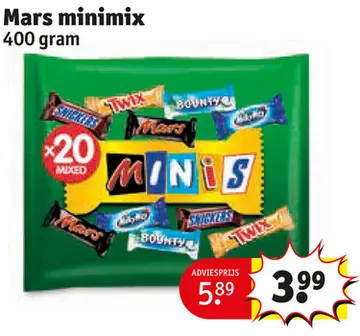 Aanbieding: Mars minimix