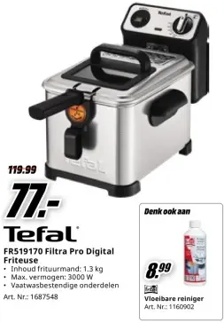 Aanbieding: Filtra Pro Digital Friteuse