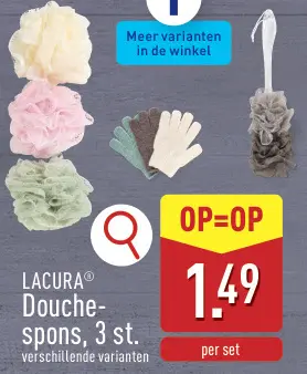 Promotie: Douchespons