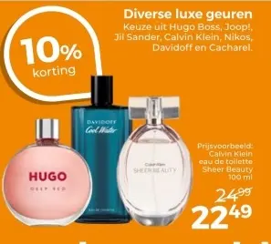 Aanbieding: Diverse luxe geuren