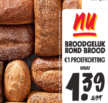 Aanbieding: BROODGELUK ROND BROOD