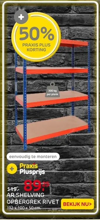 Aanbieding: AR shelving opbergrek rivet