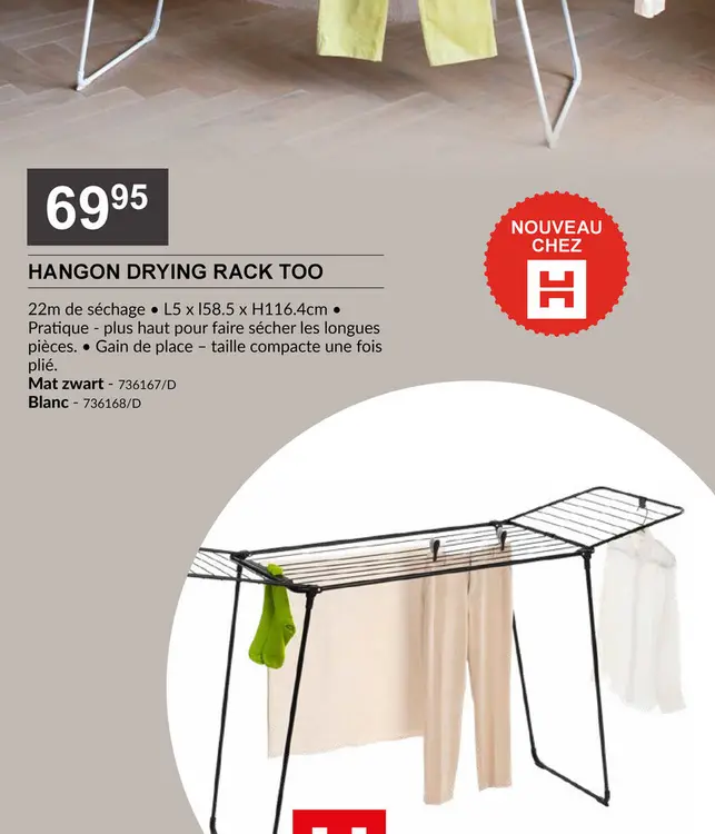 Offre: Hangon drying rack too