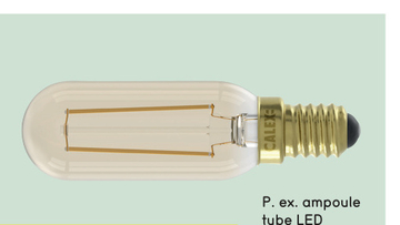 Offre: Calex lampe LED tubulaire - couleur or - E14