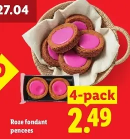 Aanbieding: Roze fondant pencees