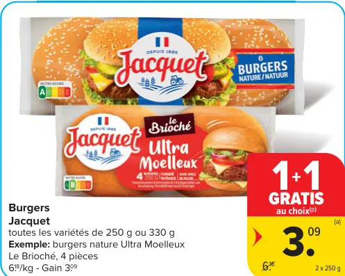 Offre: Burgers