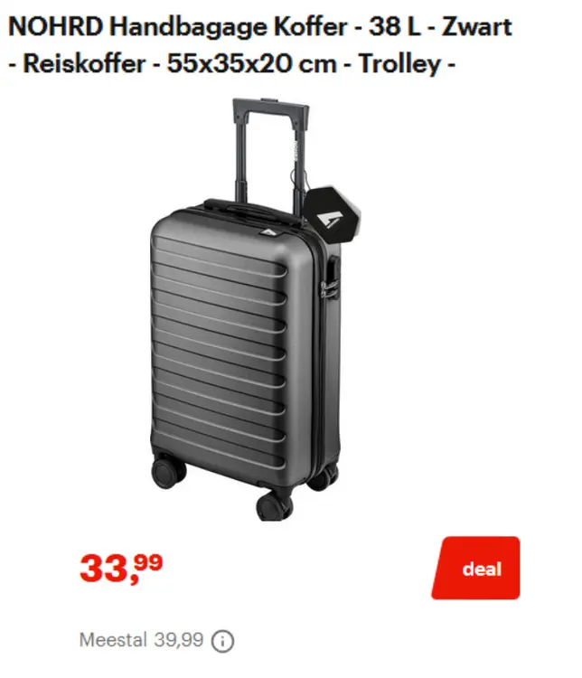 Promotie: NOHRD Handbage koffer 