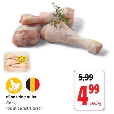Offre: Pilons de poulet