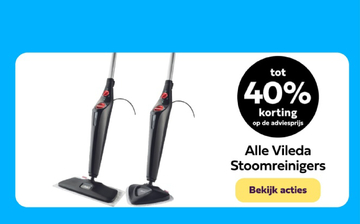 Aanbieding: Alle Vileda Stoomreinigers