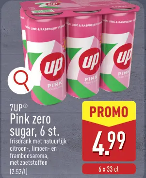 Promotie: Pink zero sugar