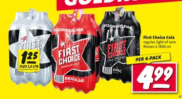 Aanbieding: First Choice Cola