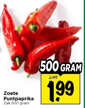 Aanbieding: Zoete Puntpaprika