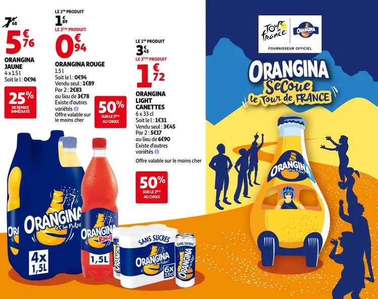 Promotie: Orangina rouge