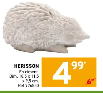 Offre: Herisson