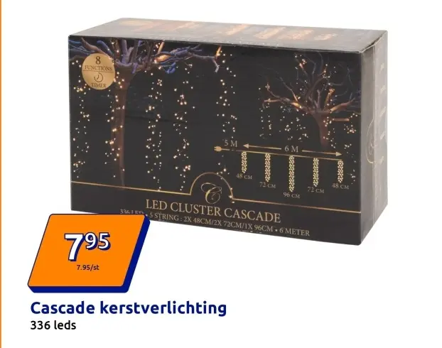 Aanbieding: Cascade kerstverlichting