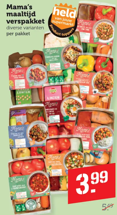 Aanbieding: Mama's maaltijd verspakket
