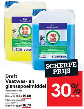 Aanbieding: Dreft Vaatwas- en glansspoelmiddel