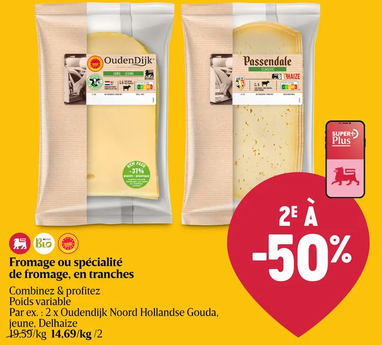 Offre: Fromage ou spécialité de fromage, en tranches