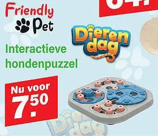 Aanbieding: Interactieve hondenpuzzel
