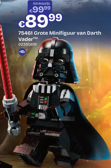 Promotie: Grote Minifiguur van Darth Vader