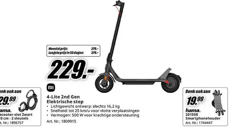 Aanbieding: 4-Lite 2nd Gen Elektrische step