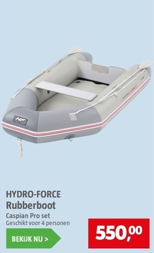 Aanbieding: HYDRO - FORCE Rubberboot Caspian Pro set 