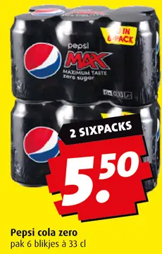 Aanbieding: Pepsi cola zero