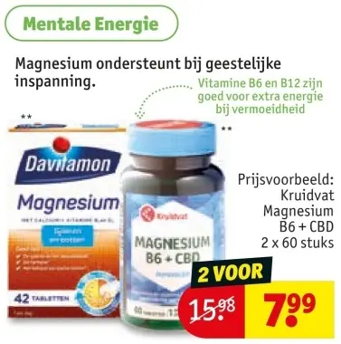 Aanbieding: Magnesium voor mentale energie