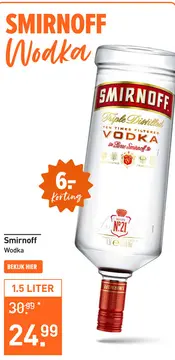 Aanbieding: Smirnoff Wodka