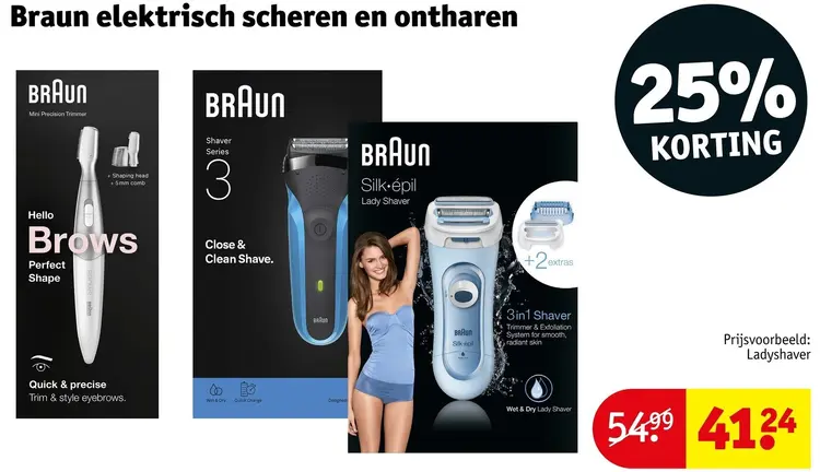 Promotie: Elektrisch scheren en ontharen