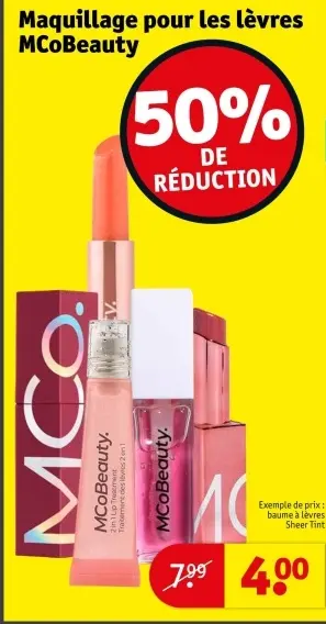 Offre: Maquillage pour les lèvres