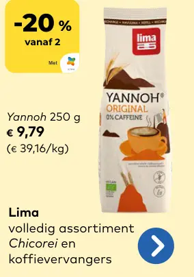 Promotie: Yannoh Original 0% Caffeine
