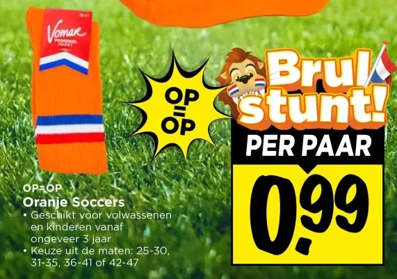 Aanbieding: Oranje Soccers