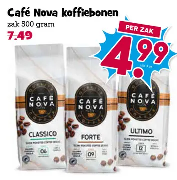 Aanbieding: Café Nova koffiebonen