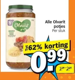 Aanbieding: Alle Olvarit potjes