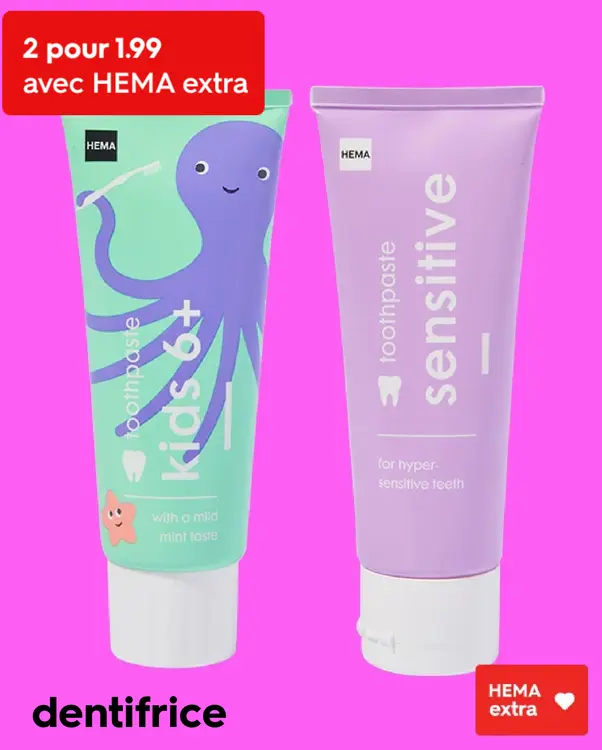 Offre: dentifrice