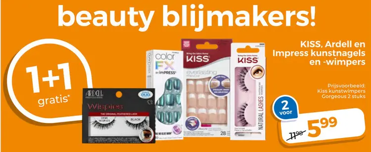 Aanbieding: KISS, Ardell en Impress kunstnagels en -wimpe