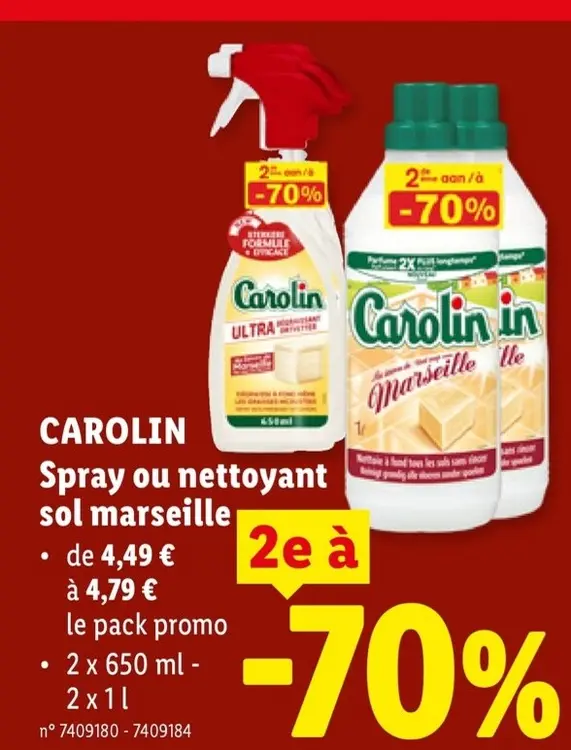 Offre: Spray ou nettoyant sol marseille