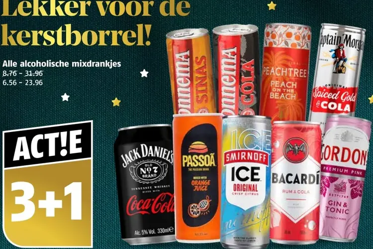 Aanbieding: Alle alcoholische mixdrankjes