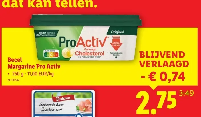 Promotie: Margarine Pro Activ